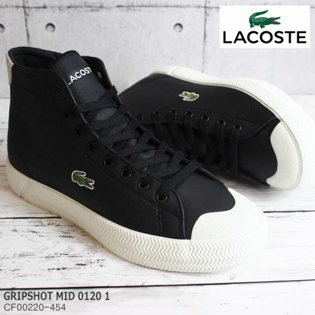 ラコステ レディーススニーカー Lacoste Gripshot Mid 01 1 Cf002 454 Blk Off Wh 白 スニーカー ハイカットスニーカーの通販はau Pay マーケット フットパークヌシセ