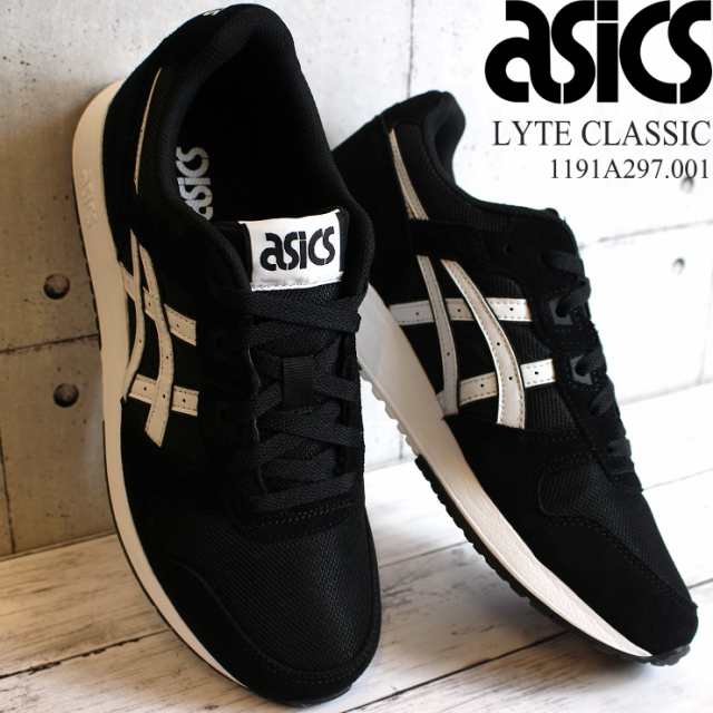 アシックス Asics メンズスニーカー ライトクラシック Asics Lyte Classic 1191a297 001 Black Whiteの通販はau Pay マーケット フットパークヌシセ