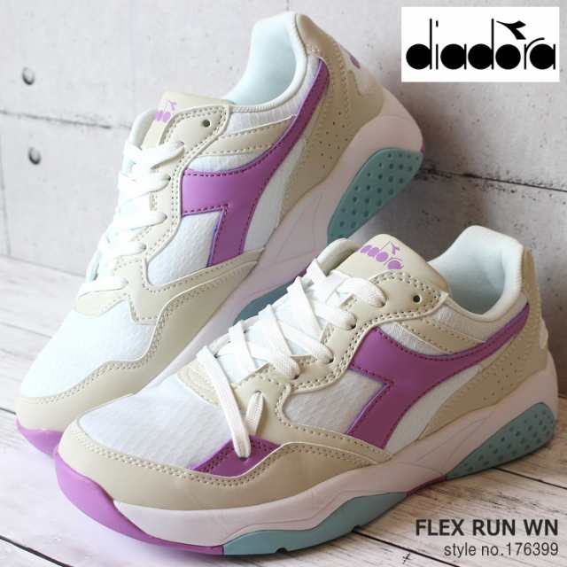 ディアドラ スニーカー Diadora Flex Run Wn 0006 White レディーススニーカー厚底スニーカー ダッド系 プラットフォームの通販はau Pay マーケット フットパークヌシセ