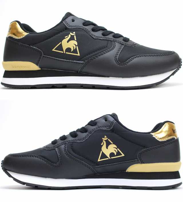 ルコック スニーカー Le Coq Sportif ルコックスポルティフ ボルベック ブラック ゴールド Ql1ojc53 レディースレディース スニーカーの通販はau Pay マーケット フットパークヌシセ