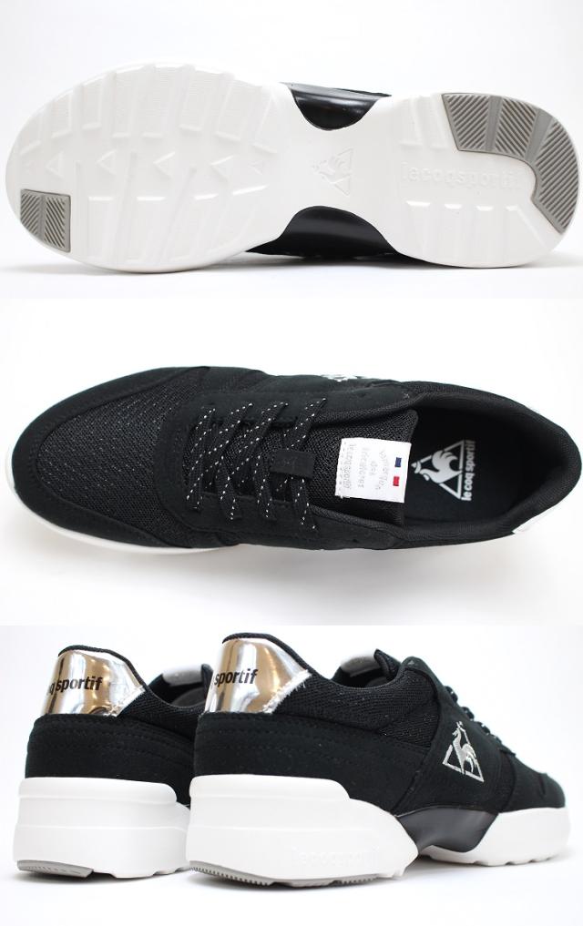 ルコック スニーカー Le Coq Sportif ルコックスポルティフ La セーヌ Pf Run ブラック シルバー レディース スニーカーの通販はau Pay マーケット フットパークヌシセ