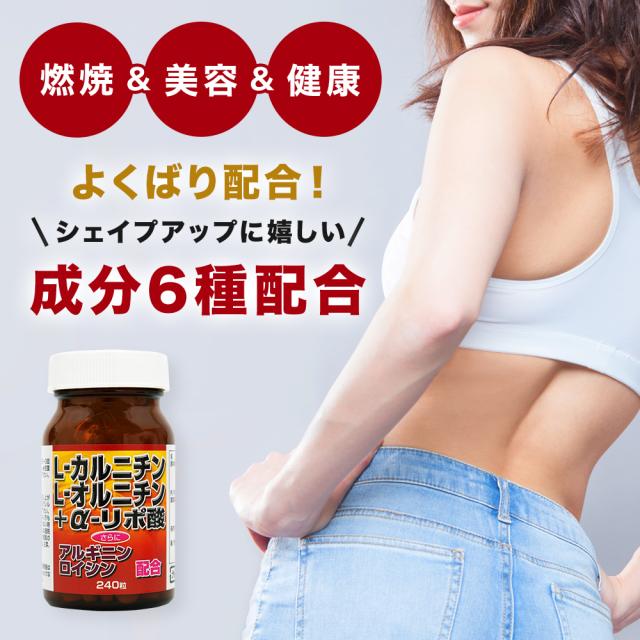 L-カルニチン＋α-リポ酸 240粒×12個セット 約360日分 送料無料 宅配便 | ダイエット サプリ サプリメント ダイエット食品 ダイエットサプリメント 男性 女性 カルニチン αリポ酸 アルファリポ酸 オルニチンl オルニチン アルギニン ロイシン 粒 タブレット まとめ買い_14
