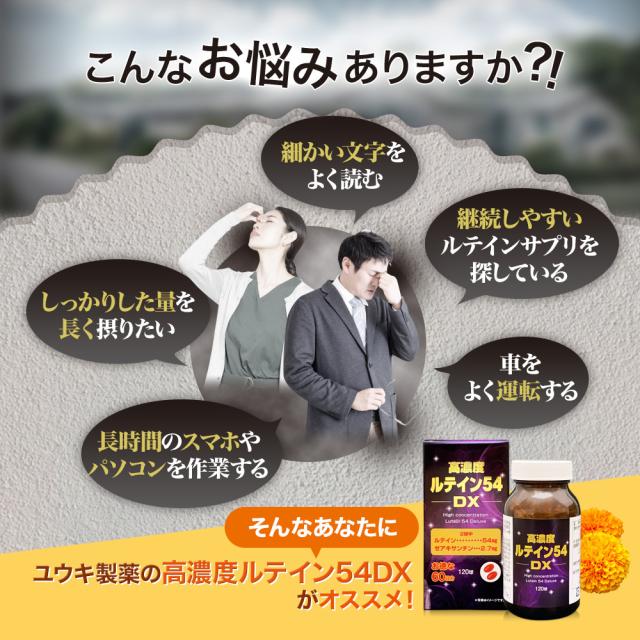 高濃度ルテイン54DX 120球×12個セット 約720日分 送料無料 宅配便 | ルテイン ゼアキサンチン マリーゴールド カロテノイド 緑黄色野菜 サプリ サプリメント カプセル まとめ買い_1