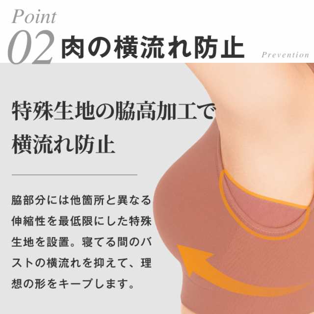 ナイトブラ 育乳 ブラジャー 補正下着 自胸 育乳ブラ 谷間 脇肉 脇高ブラ おやすみブラ バストアップ ノンワイヤー 痛くない 横流れ  防の通販はau PAY マーケット - BAMBI WATER