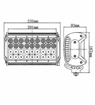 LEDワークライト 作業灯 CREE製108W 12v/24v_3
