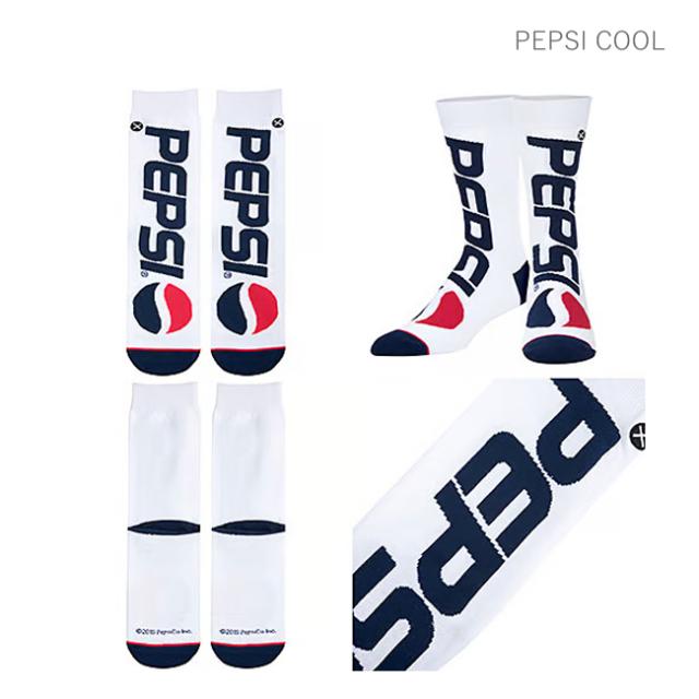PEPSI 黒と青のドット柄カップ