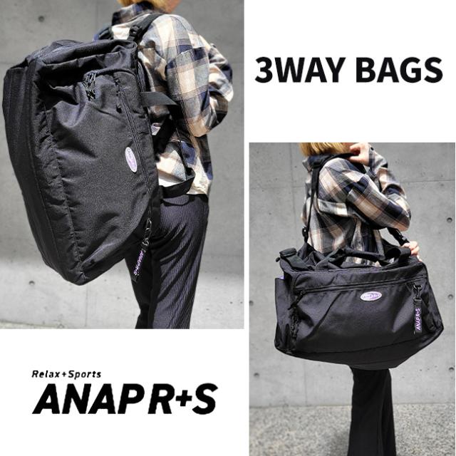 ANAP R+S アナップ ボストンバッグ トラベル 3WAY 42L_9