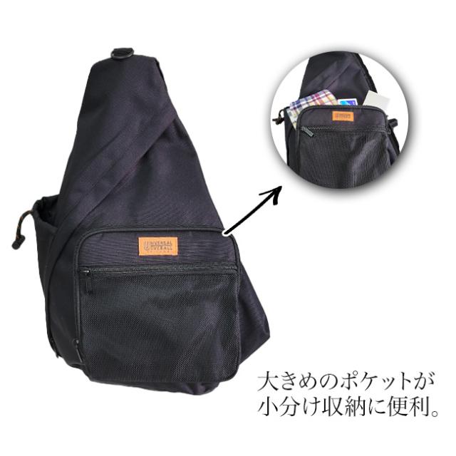 ボディバッグ ワンショルダーバッグ ショルダーバッグ メンズ レディース 12L 大きめ 斜めがけ ユニバーサルオーバーオール UNIVERSAL OVERALL ミリタリー_5