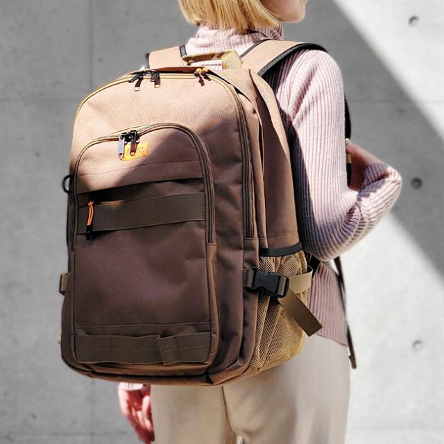 リュック リュックサック テープ 30L 旅行 メンズ レディース ユニバーサルオーバーオール UNIVERSAL OVERALL ミリタリー 黒 大容量_10