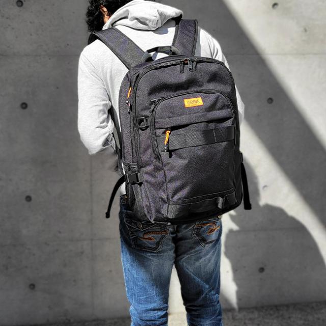 リュック リュックサック テープ 30L 旅行 メンズ レディース ユニバーサルオーバーオール UNIVERSAL OVERALL ミリタリー 黒 大容量_11