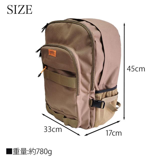 リュック リュックサック テープ 30L 旅行 メンズ レディース ユニバーサルオーバーオール UNIVERSAL OVERALL ミリタリー 黒 大容量_9