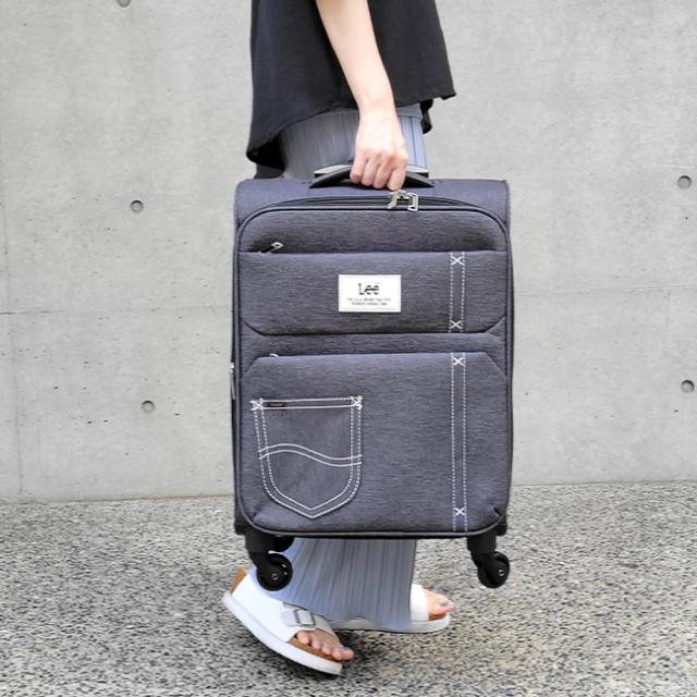 Lee リー レディース メンズ ソフト キャリーケース 軽量 35L 41L 機内持ち込み_9