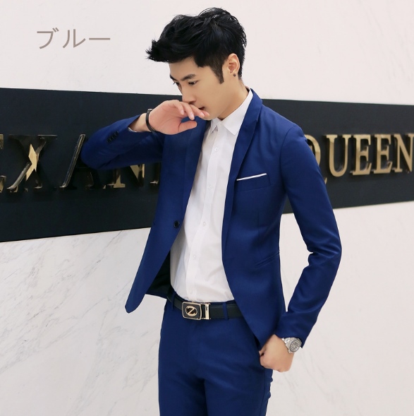 8色 大きいサイズ メンズスーツ スリムスーツ 細身タイプ スーツジャケット アウター ビジネス フォーマル 卒業式 結婚式 成人式の通販はau Pay マーケット Srs