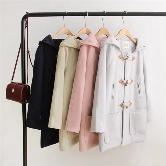 女子高生ダッフルコート 秋冬 学生 厚手 ダッフル コート 暖か 防寒 女子高生 ミディアム コート アウター レディース コート フード付きの通販はau Pay マーケット Srs