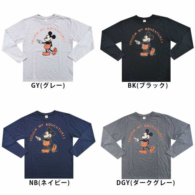 ☆メール便送料無料☆ ディズニー 長袖 Tシャツ メンズ 12241220