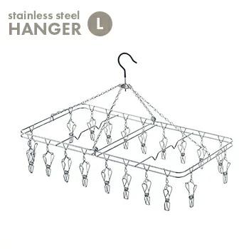 大木製作所 ステンレスハンガー l (Ｌサイズ) 150600382 ステンレス ピンチ ステンレスピンチハンガー ハンガー 洗濯干し 洗濯 竿の通販は