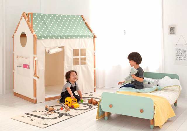 Hopplhouse Play Kidsbed セット キッズベッド 幼児用ベッド 子供部屋 キッズインテリア ベッド 秘密基地 屋内 室内 の通販はau Pay マーケット かぐわん