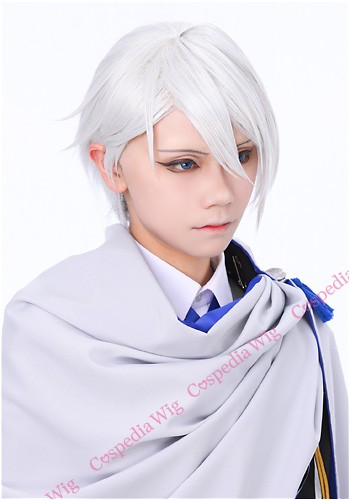 刀剣乱舞 山姥切長義 風 ウィッグ　キャラウィッグ　コスプレウィッグ　フルウィッグ　コスプレ　耐熱｜au PAY マーケット