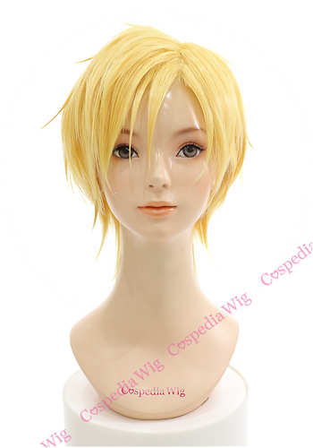 BANANA FISH アッシュ・リンクス 風 ウィッグ　キャラウィッグ　コスプレウィッグ　コスプレ　耐熱の通販は