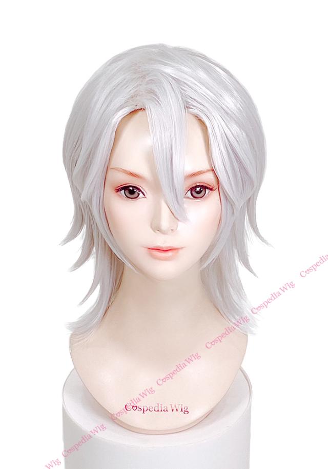 鬼滅の刃 宇髄天元 風 ウィッグ　キャラウィッグ　コスプレウィッグ　フルウィッグ　コスプレ　耐熱の通販は
