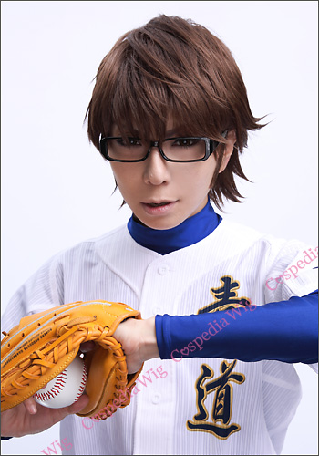 ダイヤのA 御幸 一也 風 ウィッグ　キャラウィッグ　コスプレウィッグ　フルウィッグ　コスプレ　耐熱の通販は 5,821円