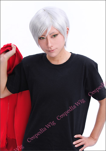 ハイキュー!! 灰羽 リエーフ 風 ウィッグ　キャラウィッグ　コスプレウィッグ　フルウィッグ　コスプレ　耐熱の通販は