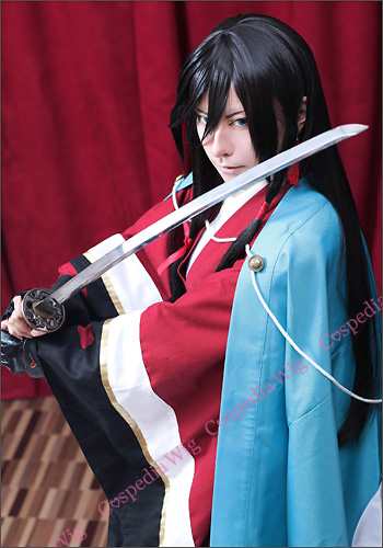 刀剣乱舞 和泉守兼定 風 ウィッグ　キャラウィッグ　コスプレウィッグ　フルウィッグ　コスプレ　耐熱｜au PAY マーケット