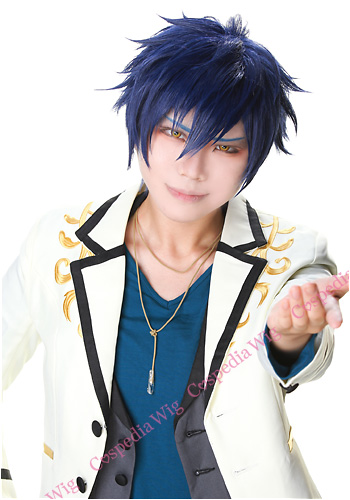 あんさんぶるスターズ! 漣ジュン 風 ウィッグ　キャラウィッグ　コスプレウィッグ　フルウィッグ　コスプレ　耐熱の通販は 6,029円