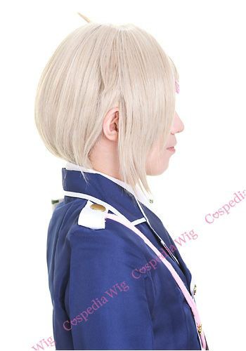 刀剣乱舞 包丁藤四郎 風 ウィッグ　キャラウィッグ　コスプレウィッグ　フルウィッグ　コスプレ　耐熱