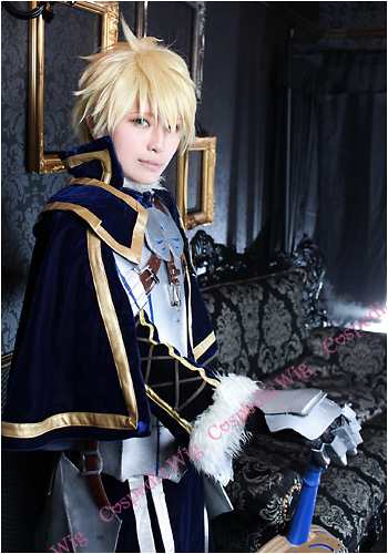 Fate/Grand Order　アーサー・ペンドラゴン 風 ウィッグ　キャラウィッグ　コスプレウィッグ　フルウィッグ　コスプレ　耐熱｜au PAY  マーケット