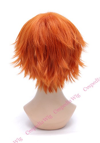 【即納】レイヤーショート　スパニッシュオレンジ　ショート コスプレウィッグ コスプレ ウィッグ wig コスウィッグ 耐熱 ハロウィン プ