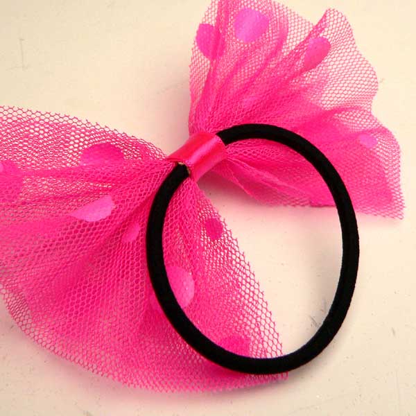 レビューで10 ポイント ヘアアクセサリー ヘアゴム キッズ 子供 女の子 髪飾り リボン ドット柄 ネオンカラー バレエ バレエ用品の通販はau Pay マーケット パールパティ