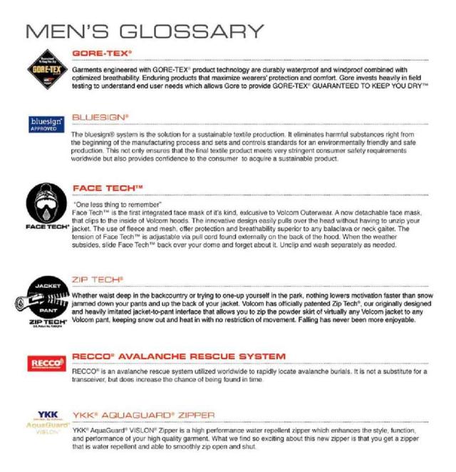 volcom mails insulated jacket