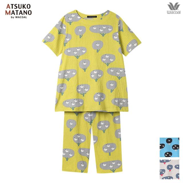 ワコール マタノアツコ パジャマ Lサイズ HDX565 GR Lサイズ イエロー