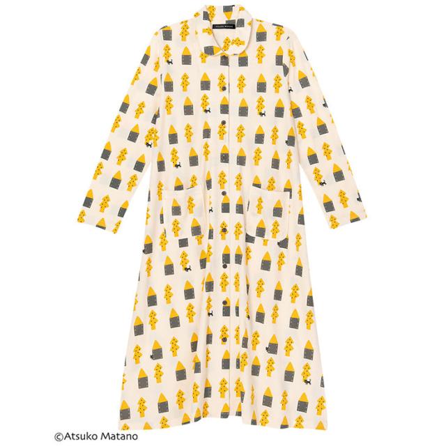 新品タグ付き マタノアツコ ワコール ルームウェア ワンピ パジャマ 猫 40hdx561.jpg