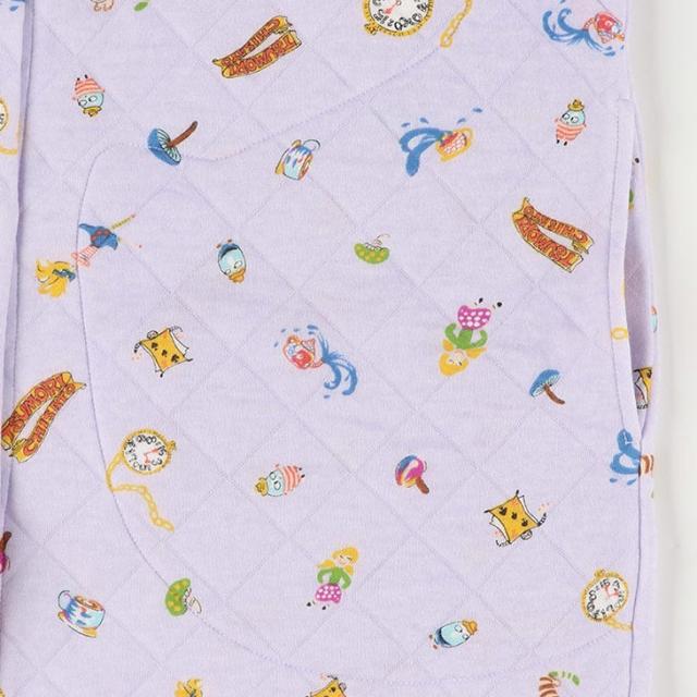 ツモリチサト tsumori chisato ワコール wacoal パジャマ ルームウェア 部屋着 長袖 キルトニット 不思議の国のキャラクター ツモリチサトスリープ 寝間着 秋冬 UDW404 ツモリチサト tsumori chisato ワコール wacoal パジャマ ルームウェア