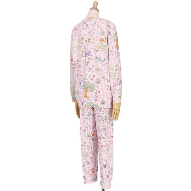 ワコール ツモリチサト シルク レディースパジャマ ワンピース動物柄