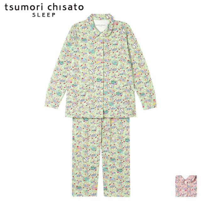 ツモリチサト tsumori chisato ワコール wacoal パジャマ ルームウェア 部屋着 長袖 不思議の国の住人達 ツモリチサトスリープ 寝間着 秋冬 UDX592