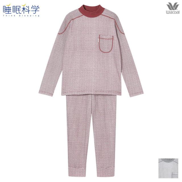 ワコール wacoal 睡眠科学 レディース パジャマ ルームウェア 部屋着 寝巻き ナイトウェア ふんわりあったか 吸湿発熱 秋冬 YDW477