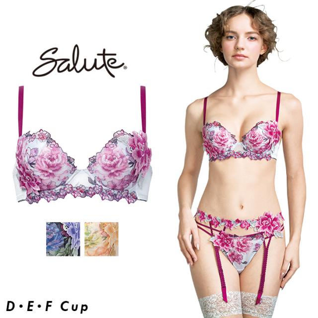 サルート Salute ブラジャー プッシュアップブラ 3/4 DEFカップ 下着 ランジェリー ワコール Wacoal 21シリーズ BTJ421