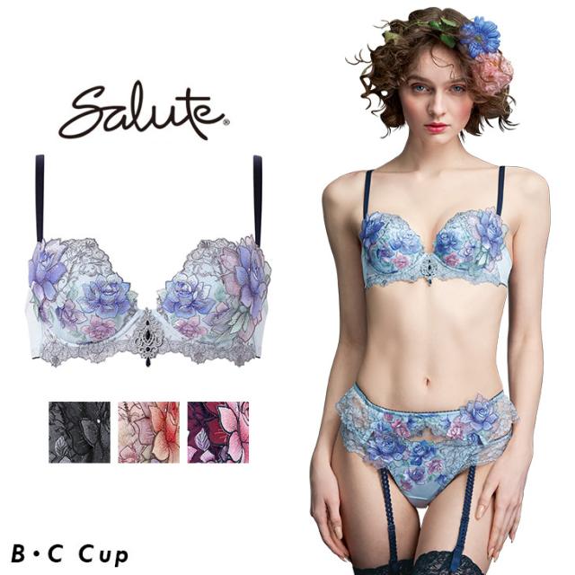 サルート Salute ブラジャー プッシュアップブラ 3/4 BCカップ 下着 ランジェリー ワコール Wacoal 23シリーズ BTJ423