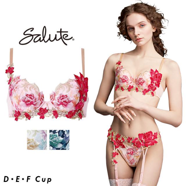 サルート Salute 26グループ 26G せール ブラジャー プッシュアップブラ 3/4 DEFカップ 下着 ランジェリー ワコール Wacoal BTJ426