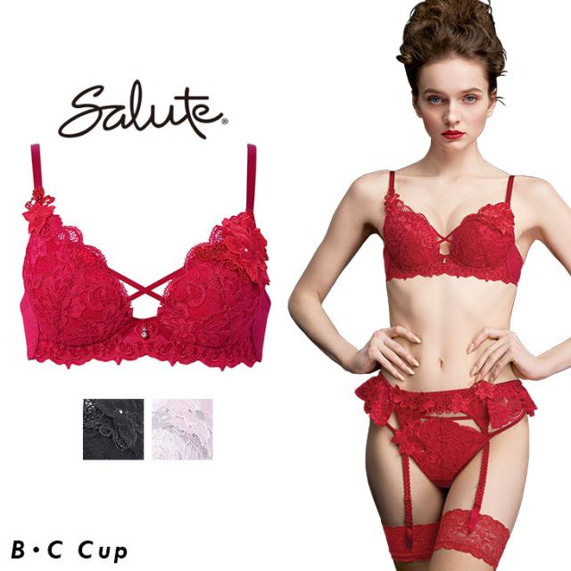 サルート Salute 27グループ 27G せール ブラジャー プッシュアップブラ 3/4 BCカップ 下着 ランジェリー ワコール Wacoal btj427
