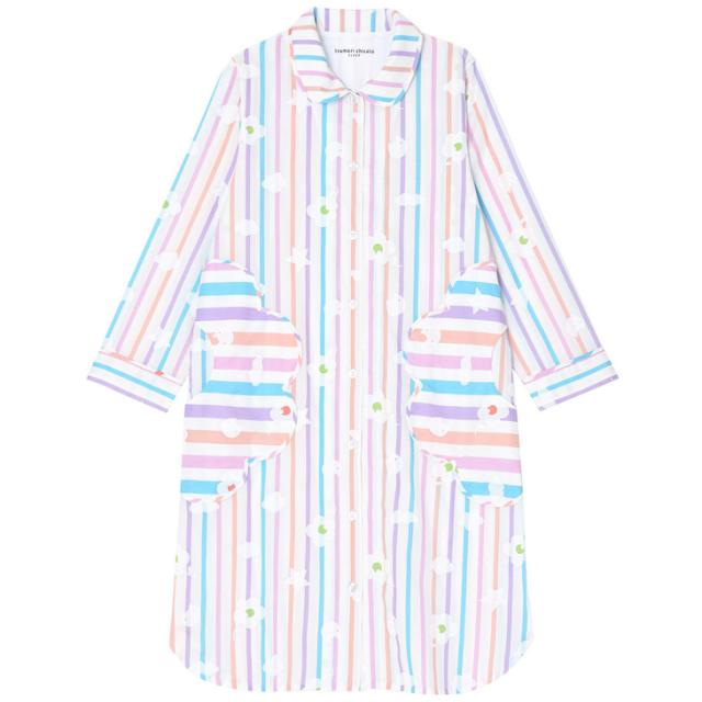 10 Off ツモリチサト Tsumori Chisato ワコール パジャマ ワンピース ロング袖 Uno161 ストライプ柄 チェック柄の通販はau Pay マーケット インナー通販エルドシック Au Pay マーケット店