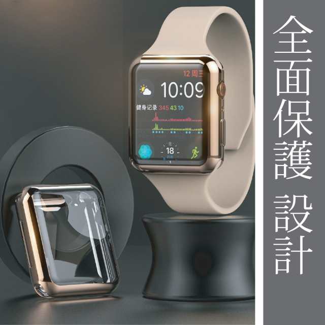 apple watch 5 ケース 44mm 500円ポッキリ 超薄型 42mm アップルウォッチ 40mm カバー 38mm 全面保護 TPU  耐衝撃 送料無料