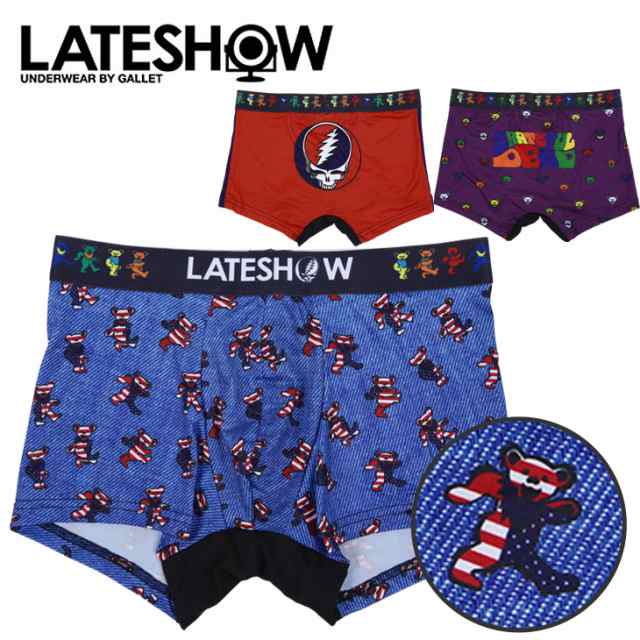 Lateshow レイトショー ボクサーパンツ メンズ アンダーウェア タイダイ かわいい クマ ダンシングベア ブランド 男性 プレゼント プチの通販はau Pay マーケット かっこいい おしゃれ下着ならクレイジーフェレット Au Pay マーケット店