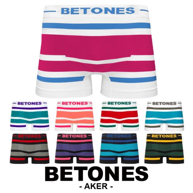 ビトーンズ Betones ボクサーパンツ メンズ アンダーウェア ツルツル かっこいい おしゃれ ボーダー フリーサイズ ストライプ ブランド の通販はau Pay マーケット かっこいい おしゃれ下着ならクレイジーフェレット Au Pay マーケット店