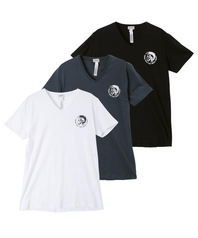 3枚セット ディーゼル Diesel Tシャツ カットソー メンズ アパレル 綿 かっこいい おしゃれ シンプル ロゴ ワンポイント 無地 ブランド の通販はau Pay マーケット かっこいい おしゃれ下着ならクレイジーフェレット Au Pay マーケット店