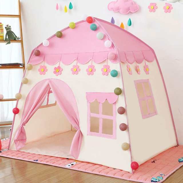 子供テント キッズテント 子供用テント Kids Tent 睡眠テント ベビー プレイハウス オックス 小さなお城 折り畳み式 テント 玩具収納 子の通販はau Pay マーケット ココローズ