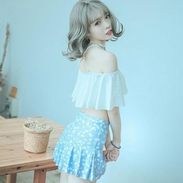人気の オフショルダー フリル トップ 花柄 タンキニ オシャレ かわいい デート 春 夏 人気 コーデの通販はau Pay マーケット Happinessshop Au Pay マーケット店